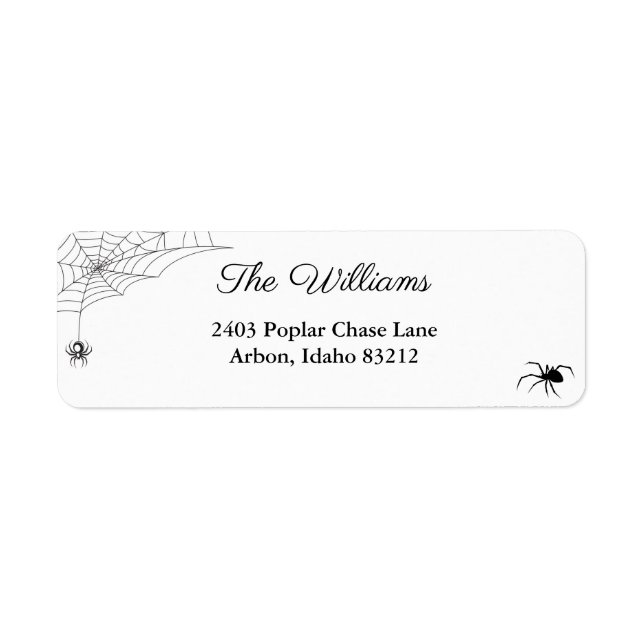 Halloween Personalized Return Address Label (Front)