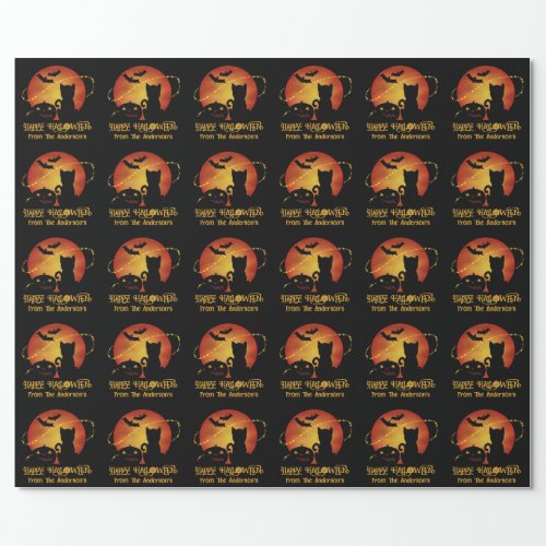 Halloween Personalized Wrapping Paper