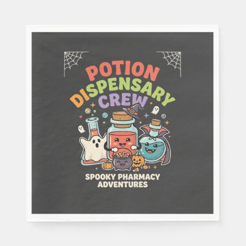 Halloween Pharmacy Potion Crew Napkins