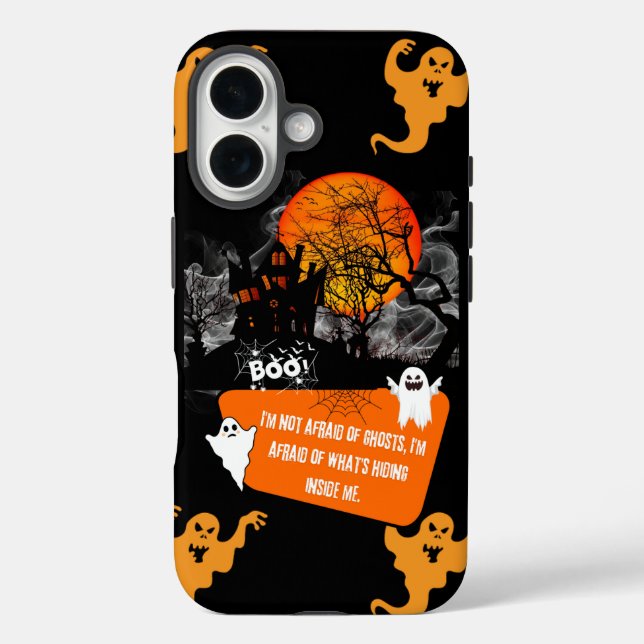 Halloween Phone Case - Aesthetic Spooky iphone 16 (Back)