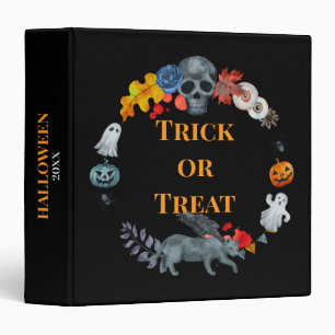 Halloween Photo Album 3 Ring Binder