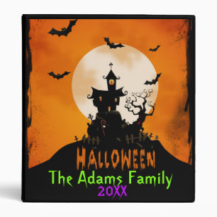 Halloween Photo Album 3 Ring Binder
