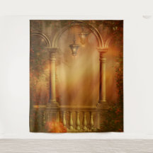 Halloween Photo Background Tapestry