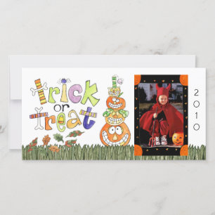 Halloween Photo Card