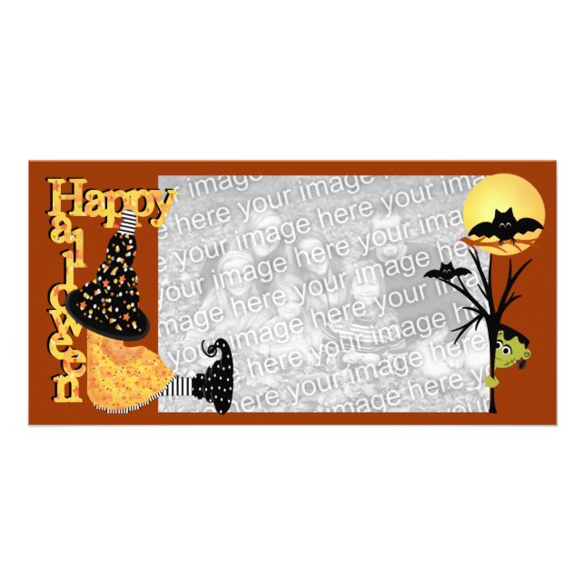 Halloween Photo Card (Front)