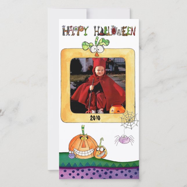 Halloween Photo Card (Front)