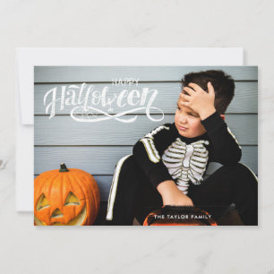 Halloween Photo Card Spooktacular Script