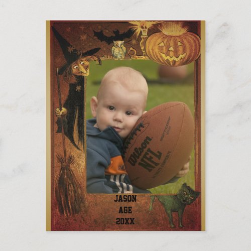 Halloween Photo Postcard