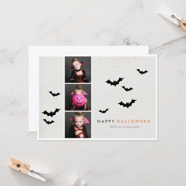 Halloween Photo Strip - Light Card