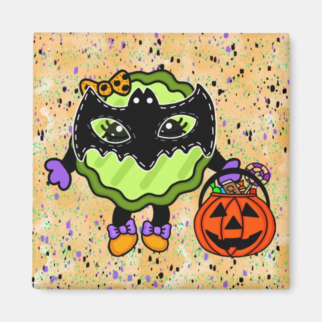 Halloween Pickle | Holiday Pickle  Magnet (Front)