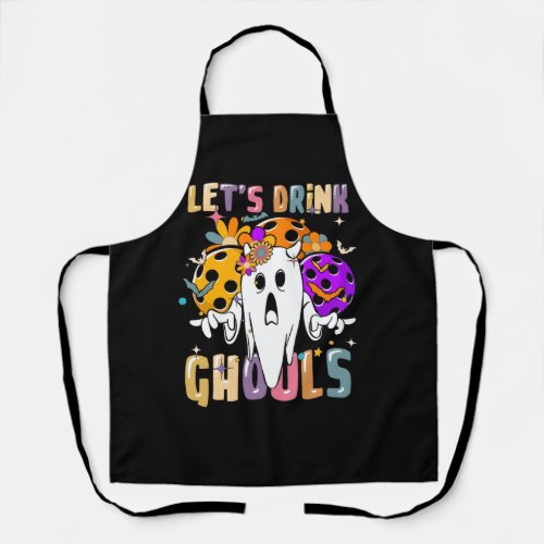 Halloween Pickleball Ghost Costume Lets Dink Ghou Apron