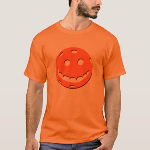 Halloween Pickleball Jackolantern T_Shirt