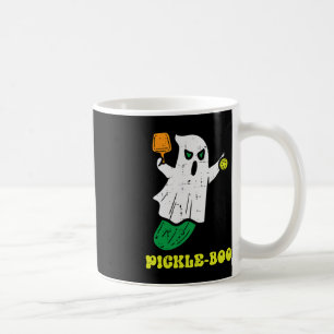Halloween Pickleball Pickle Boo Ghost Costume Men Coffee Mug