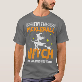 Halloween Pickleball Tee Im The Pickleball Witch