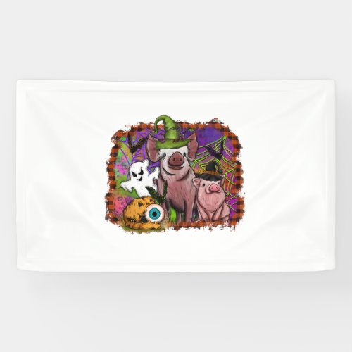 Halloween Pigs Banner