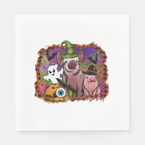 Halloween Pigs Napkins