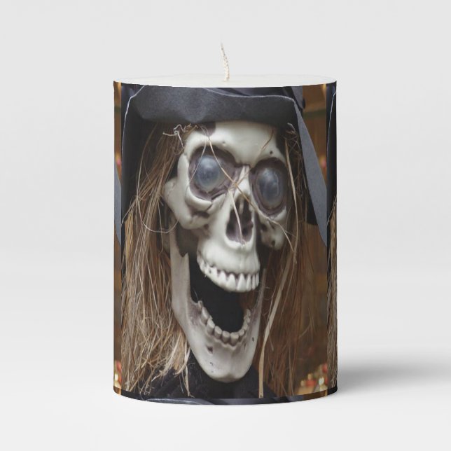 Halloween  Pilar Candle (Front)