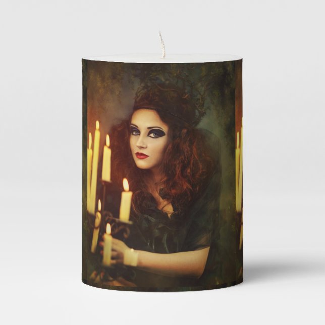 Halloween  Pilar Candle (Front)