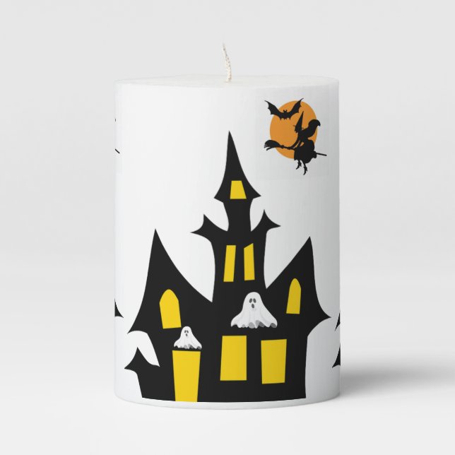 Halloween  Pilar Candle (Front)