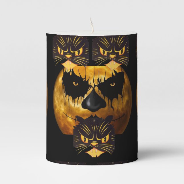 Halloween  Pilar Candle (Front)