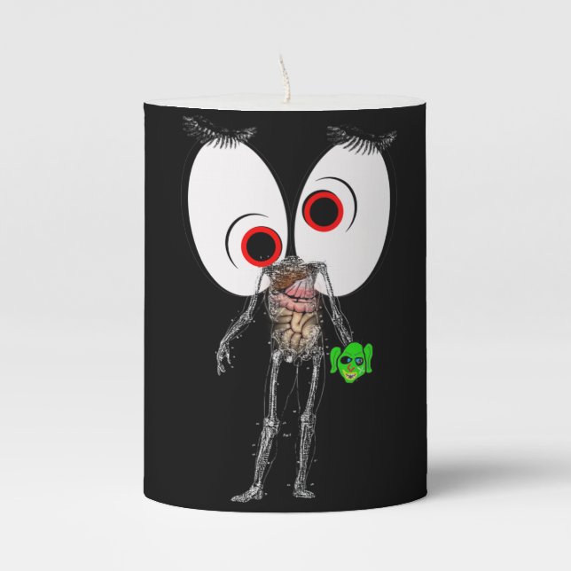 Halloween  Pilar Candle (Front)