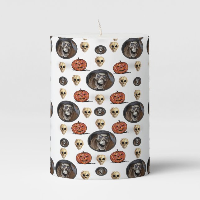 Halloween  Pilar Candle (Front)