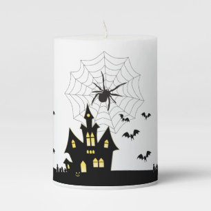 Halloween  Pilar Candle, Spider Pillar Candle