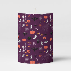 Halloween Pillar Candle