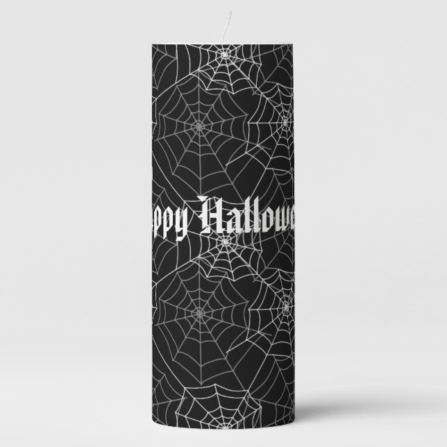 Halloween Pillar Candle (Front)