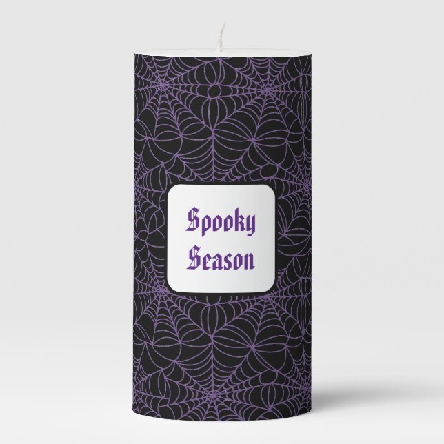 Halloween Pillar Candle (Front)