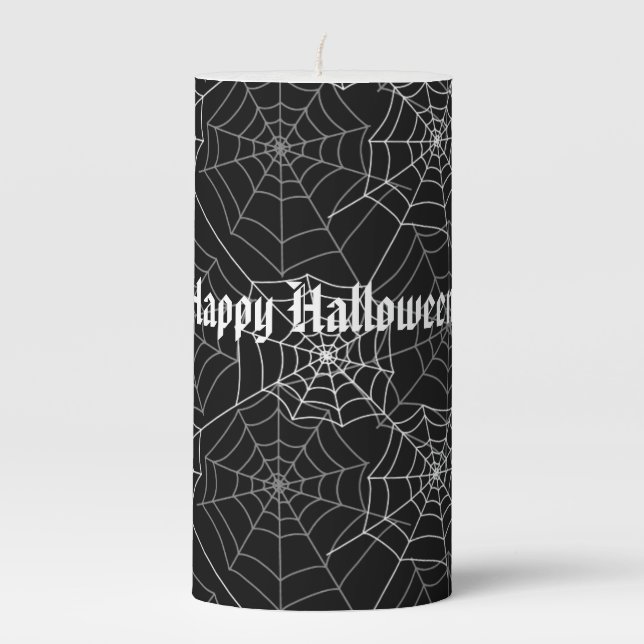 Halloween Pillar Candle (Front)
