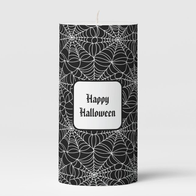 Halloween Pillar Candle (Front)