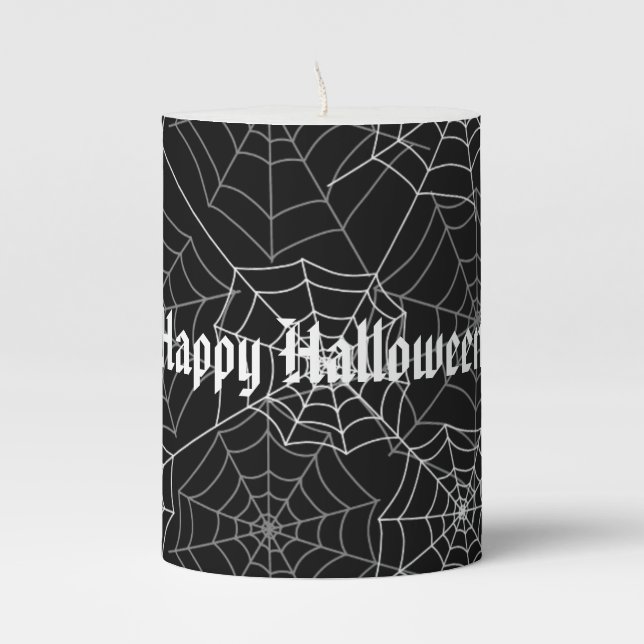 Halloween Pillar Candle (Front)