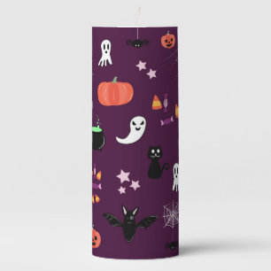 Halloween Pillar Candle