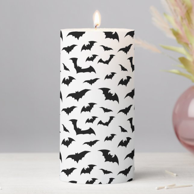 Halloween Pillar Candle (In Situ)