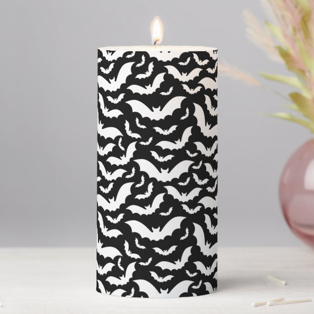 Halloween Pillar Candle (In Situ)