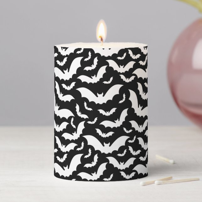 Halloween Pillar Candle (In Situ)