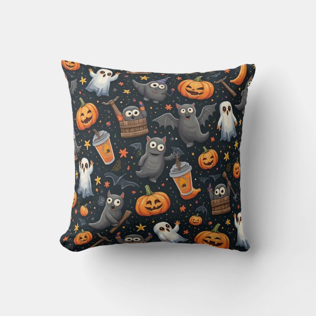 Halloween pillow cushion (Front)