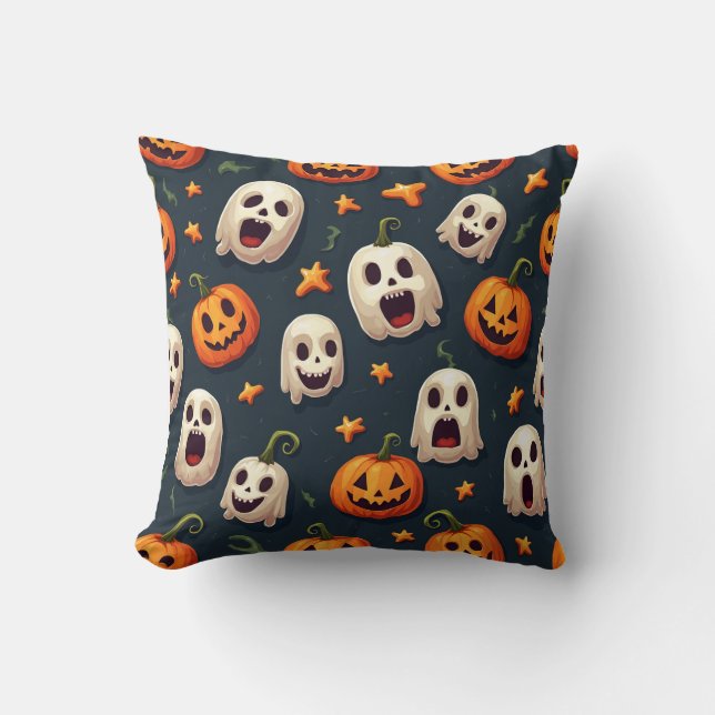 Halloween pillow cushion, Have fun shopping (Front)