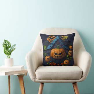 Halloween Pillows in Indoor Halloween Decor