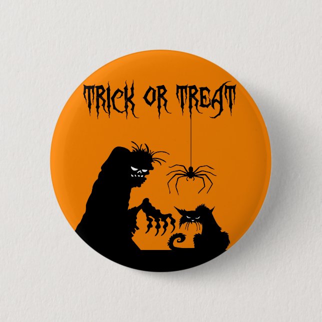 Halloween Pinback Button (Front)