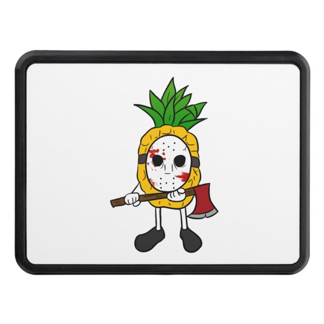 Halloween Pineapple  Hitch Cover (Front)