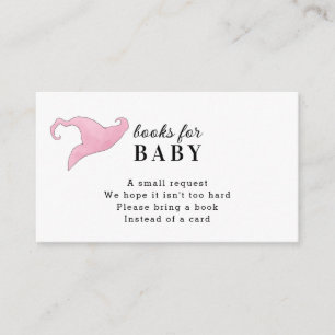 Halloween Pink a Baby is Brewing Books for Baby Enclosure Card