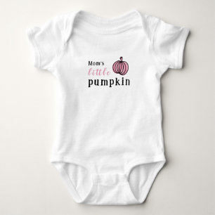 Halloween Pink Little Pumpkin Baby Bodysuit