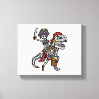 Halloween Pirate Dinosaur Skeleton