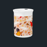 Halloween Pitcher<br><div class="desc">Orange pattern halloween</div>