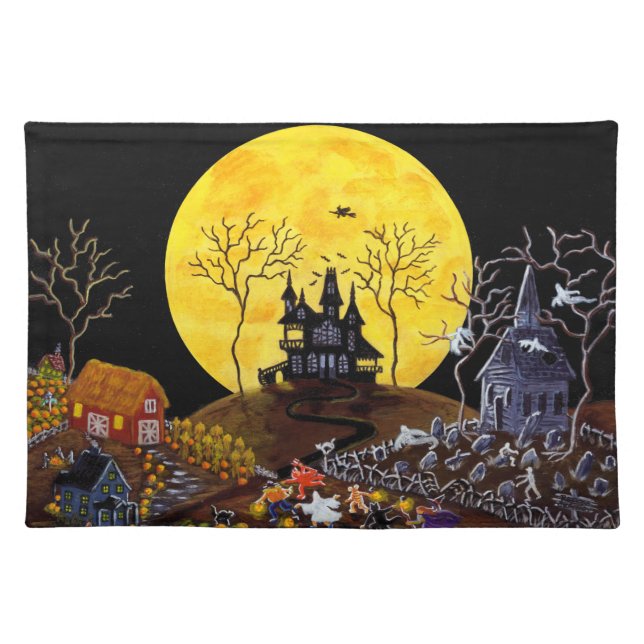 Halloween place mat "Keep Running" (Front)