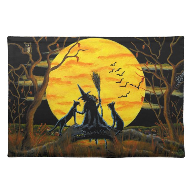 Halloween place mat "Patience,Halloween Nears" (Front)