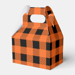 Halloween Plaid Favor Box