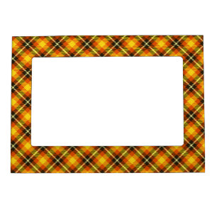 Halloween Plaid Magnetic Frame
